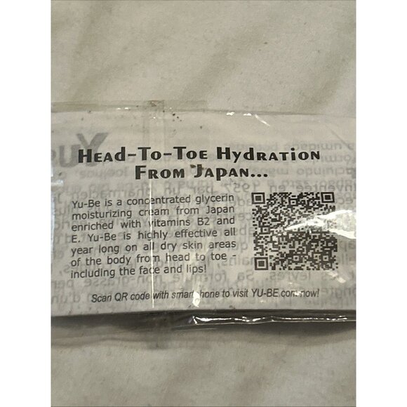 Yu-Be Moisturizing Skin Cream .10 Oz Deluxe Travel Sz SEALED In Package New - Picture 6 of 8